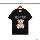 Летняя футболка MOSCHINO CHINO Moschino bear, модная свободная хлопковая футболка с короткими рукавами для хай-стрит, трансграничная mini 7