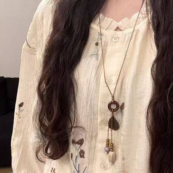 Sophora Japonica Ethnic Style Necklace Women's Bohemian Style Long Accessories