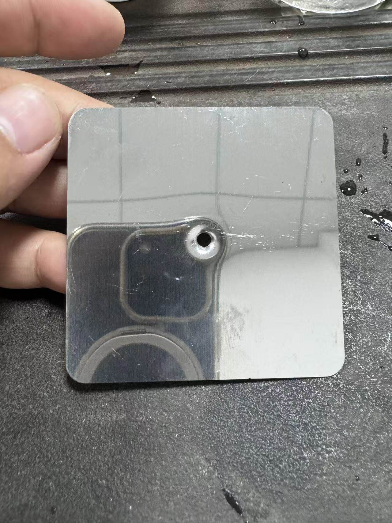 引磁片厂家手机支架配件圆形长方形黑色磁吸贴片感应灯铁片带背胶