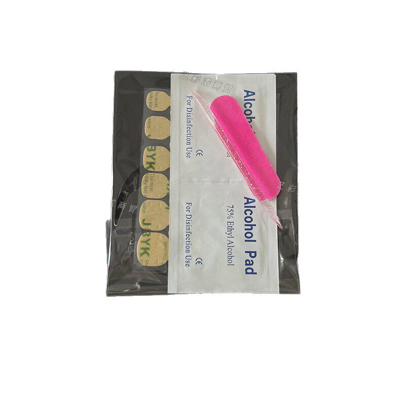 Upgrade Nail Art Material Kit Tool Set Kraft Paper Jelly Glue Crystal Stick Cotton Pads Rubbing Glue Nail Art