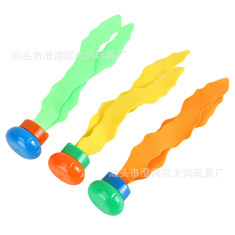 跨境亚马逊戏水潜水玩具儿童游泳池寻宝潜水鱼雷水环钻石套装玩具