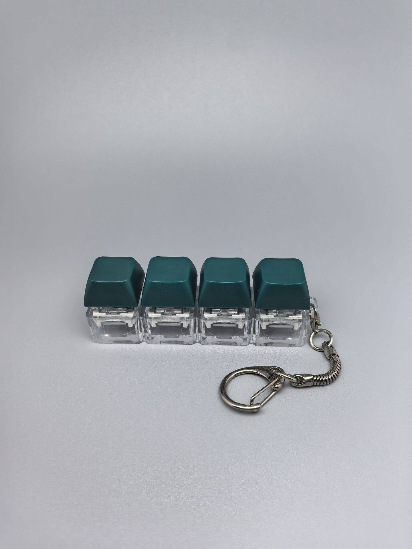 四键马卡龙按键解压玩具钥匙扣键盘办公摸鱼按键解压玩具跨境