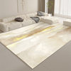 Japanese-Style Sofa Living Room Carpet, Crystal Velvet Non-Slip Mat, Water-Absorbent, Stain-Resistant, Easy to Care For, Bay Window Mat, Bedroom Bedside Rug