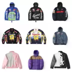 Cross-Border High-End Sup Heavy-Duty Embroidered Logo Pattern American-Style Trendy Jacket, Loose Fit for Both Men and Women