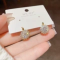 27 gold-zircon ear buckle (real gold plating)