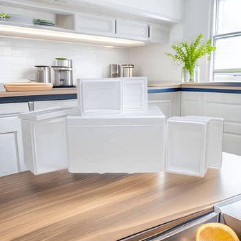 Crab Foam Box for Express Delivery of Seafood, Fresh Fish, Live Fish, Frozen Food, Thickened Insulated Box, Wholesale, Durable Cold Chain