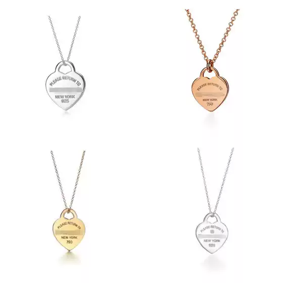 T Brand Precision Single Heart-Shaped Necklace, Fashionable and Unique Heart Jewelry, Popular Online, Hot-Selling, Direct from the Manufacturer, Exquisite