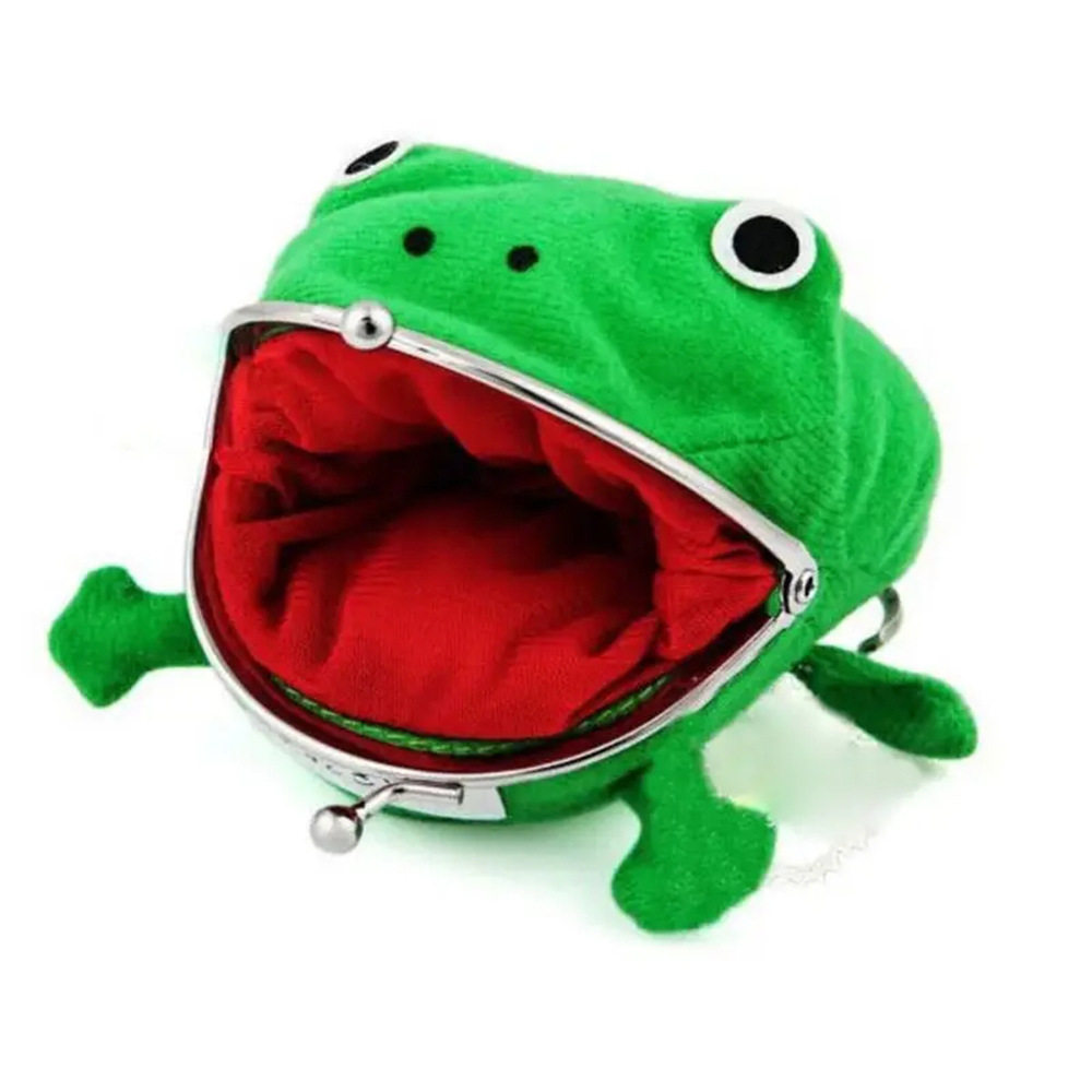 COS Anime Little Frog Wallet Plush Toy Ninja Peripheral Naruto Frog Wallet Frog Wallet