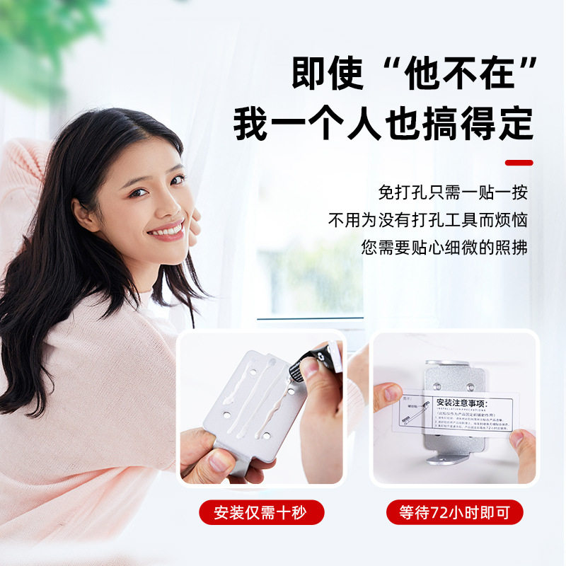 Telescopic Clothesline Windproof Non-Slip Hanging Hole Drying Rope No-Drill Indoor Outdoor Invisible Clothesline Sturdy Tool