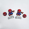 Suitable for Croc Shoes Flower Cartoon New Spider-Man Shoe Buckle DIY Shoe Decoration Pvc Factory Direct Sales Shoe Accessories