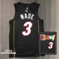 22 season City Edition black No. 3 Wade