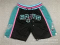 Spiked pocket ball pants black side green