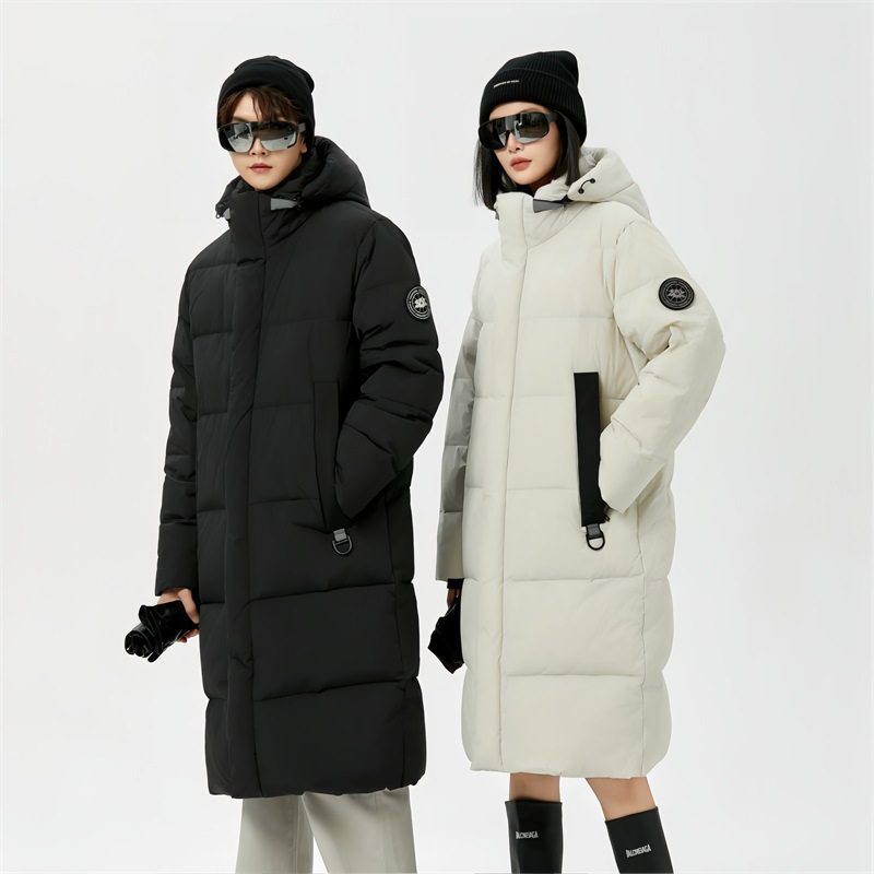 Winter New Couple Goose Down Jacket All-match Warm Windproof Fashionable White Duck Down Jacket for Men