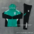 26 liver green hooded windbreaker suit