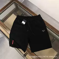 High Version P New Bermuda Triangle Label Casual Pants Pujia Loose All-match Pocket Five-point Shorts for Men