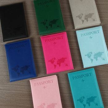 New Cross-Border Popular Passport Protective Cover Document Cover Pu Passport Holder Ticket Holder Spot Wholesale Factory Direct