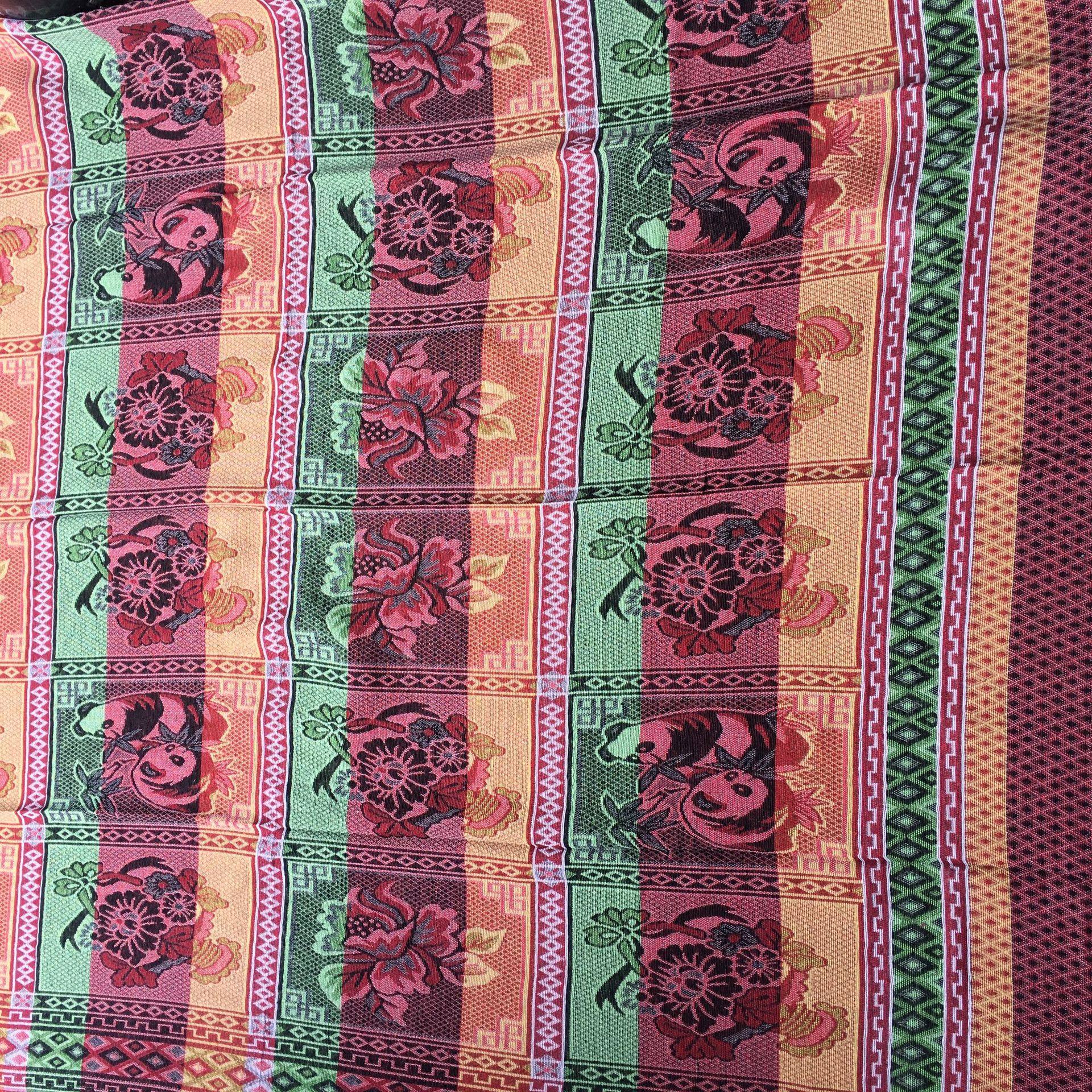 Factory supply cotton eight color line blanket foreign trade new bed sheet curtain quality assurance