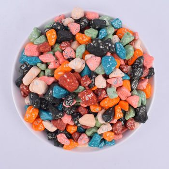 Stone Chocolate Bean Snacks mm Beans Kidsren's Cocoa Butter Substitute Rain Flower Stones Bulk Candy Wall Decoration Sugar