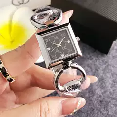 2025 Women's Watch Fashion Square Small Dial Bracelet Design Watch Simple Light Luxury Versatile Slimming Women's Wristwatch