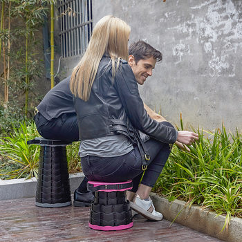 Cross-Border Outdoor Folding Stool, Portable Telescopic Stool, Mountain Seat, Fishing Stool, Camping Small Maza Telescopic Chair