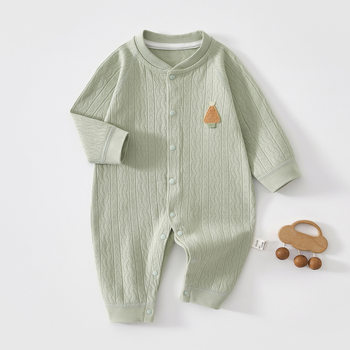 Baby Clothes, Spring & Fall Clothes, Baby Autum Base Jumpsuits, Pure Cotton Home Clothes, All-Season Outdoor Clothes and Crawling Clothes