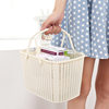 Bath Rattan Desktop Bath Basket Plastic Storage Satchel Bath Basket Cute Dormitory Bath Bathroom Toiletries