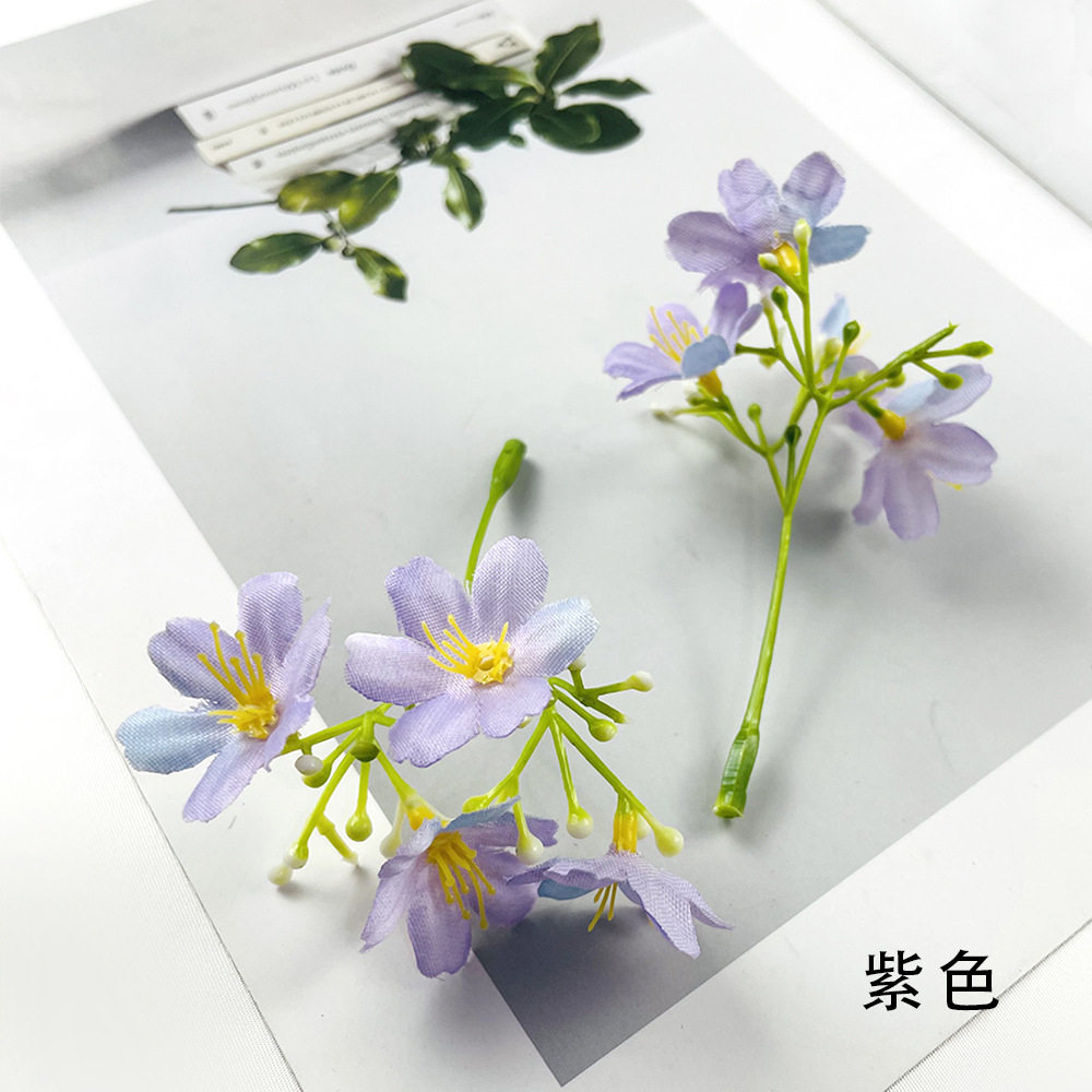 仿真小花瑞香花串 diy丁香花手工头饰材料配件学士帽套装道具假花