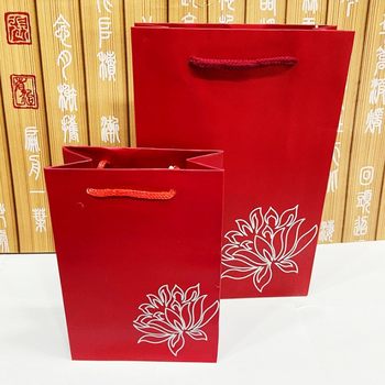 Handbag Red Lotus Style Jewelry Jewelry Packaging Bag Jewelry Box Gift Bag Storage Gift Bag