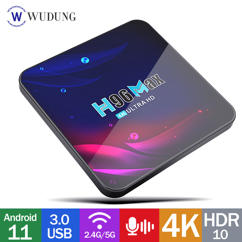 Foreign trade H96 MAX V11 network set-top box HD 4k Android 11 TV box dual wifi TV box wholesale