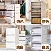 Drawer-Type Storage Box Home Bedroom Wardrobe Storage Box Plastic Organizing Box Clothes and Pants Storage Cabinet Customization