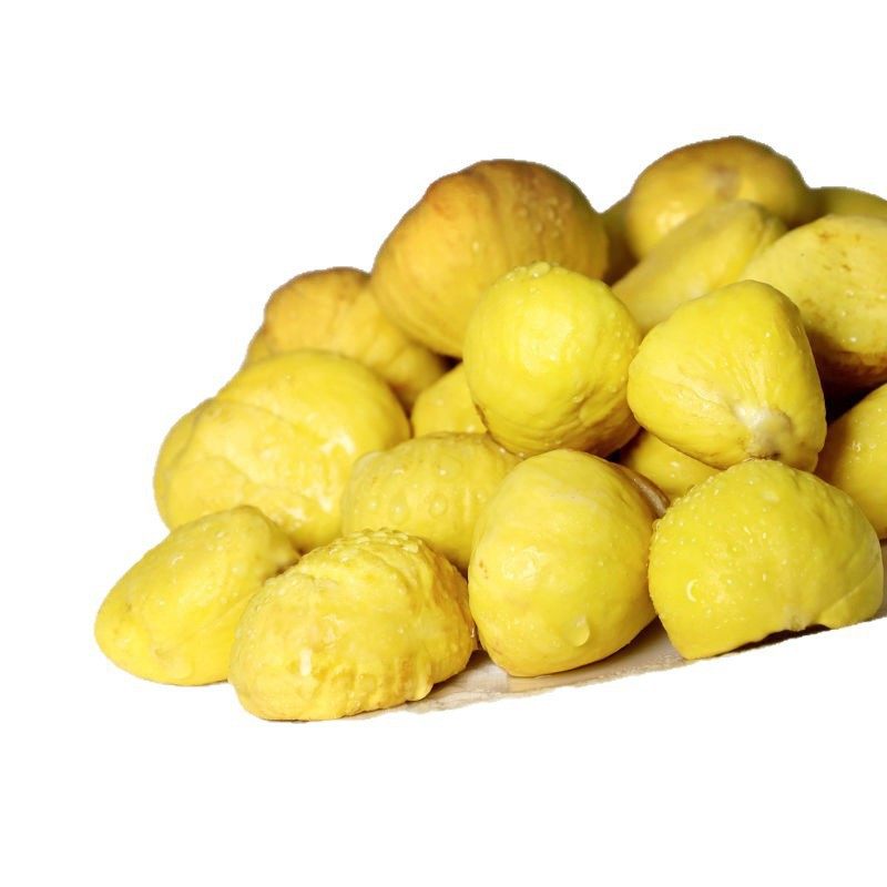 [Handmade Freshly Peeled] Luotian Chestnut Raw Fresh Peeled Chestnut Kernels 0.5kg Vacuum Chestnut Sweet Chestnut Kernels No Ym