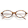 New Japanese and Korean Tr90 Nerd Small Oval Glasses Frame for Men and Women Anti-Blue Light Literary Retro Flat Light Myopia Frame