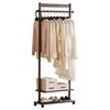 Simple Floor-Standing Clothes Rack for Home Use, Entryway Coat Rack, Space-Saving Small Bedroom Mobile Corner Coat Rack