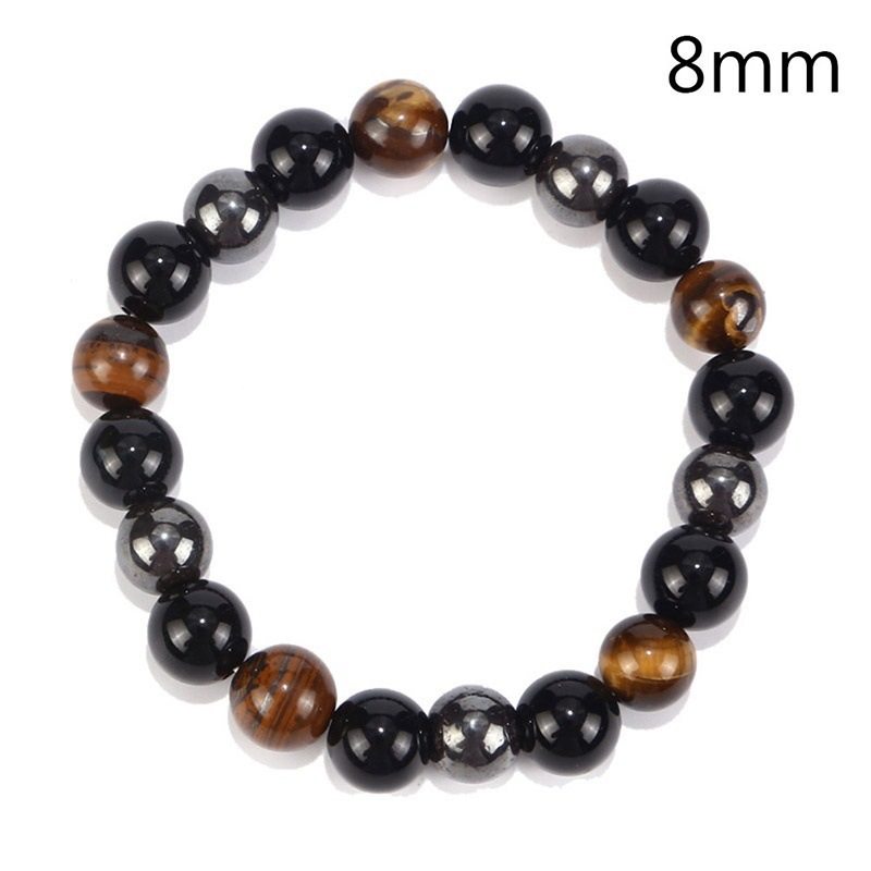 2020wish Cross Border Obsidian Bracelet Magnet Tiger Eye Bracelet Natural Stone Men's Bracelet