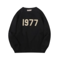 Black crew neck sweatshirt