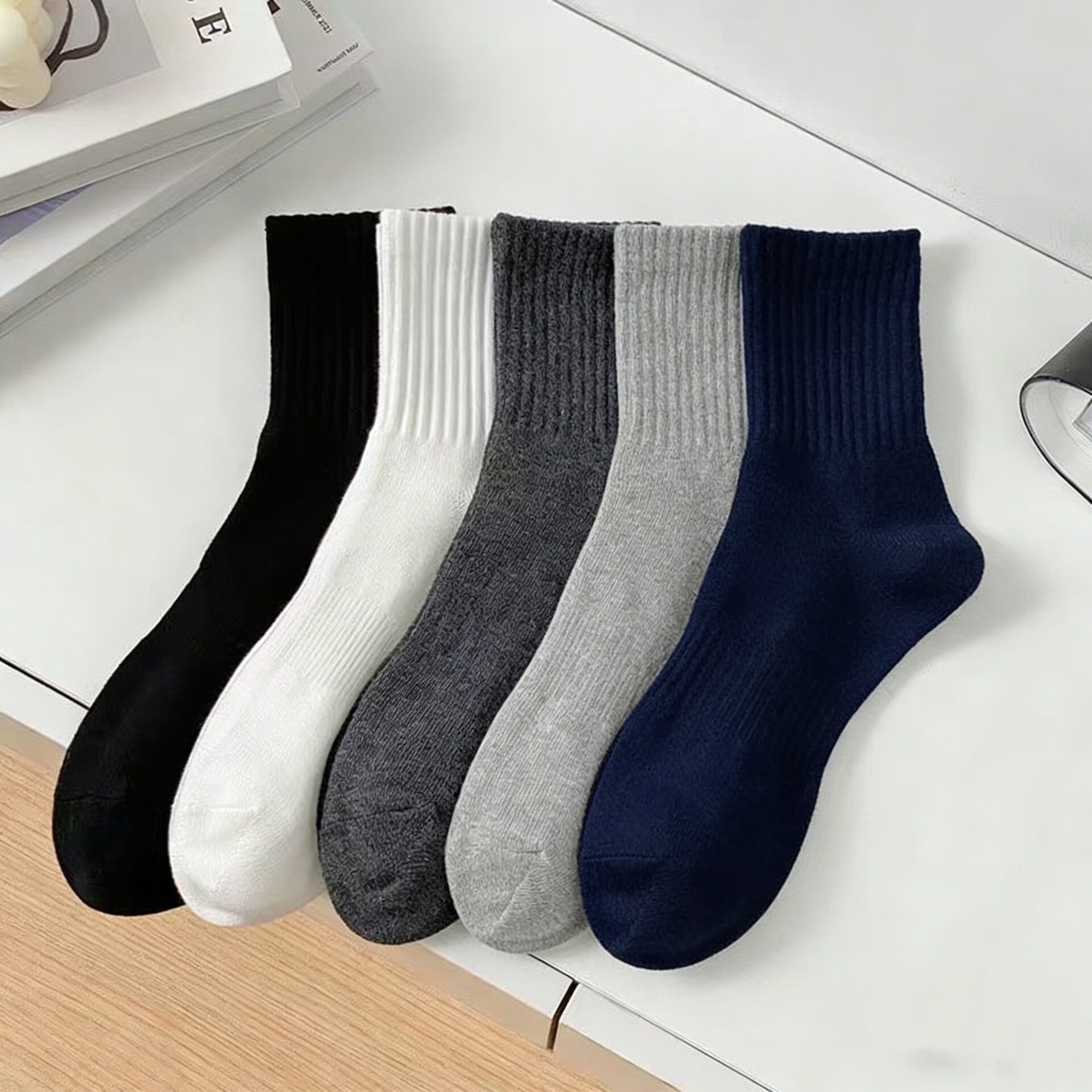 【新疆棉】7A抗菌袜子男女款夏季薄款短筒袜白色学生纯色运动船袜