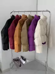Foreign Trade Off-Season New down Cotton Outwear Women's Short Versatile Korean Style Stand Collar Thickeneded Bread Outwear Cotton Outwear Trendy