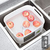 South Korea imported draining basket storage basin household tableware storage basket sink sink kitchen draining bowl rack