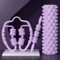45cm purple wolf tooth + 3 balls m8 + ring massager