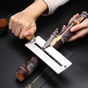 Factory wholesale dual-use peeler extra large melon Planer sugarcane knife stainless steel pineapple cutting commercial sugar cane Peeler