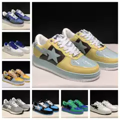 Putian Cross-Border Bapegoose Ask8 Camouflage Suede Street Trendy Vibe Couple Shoes 2023 Autumn