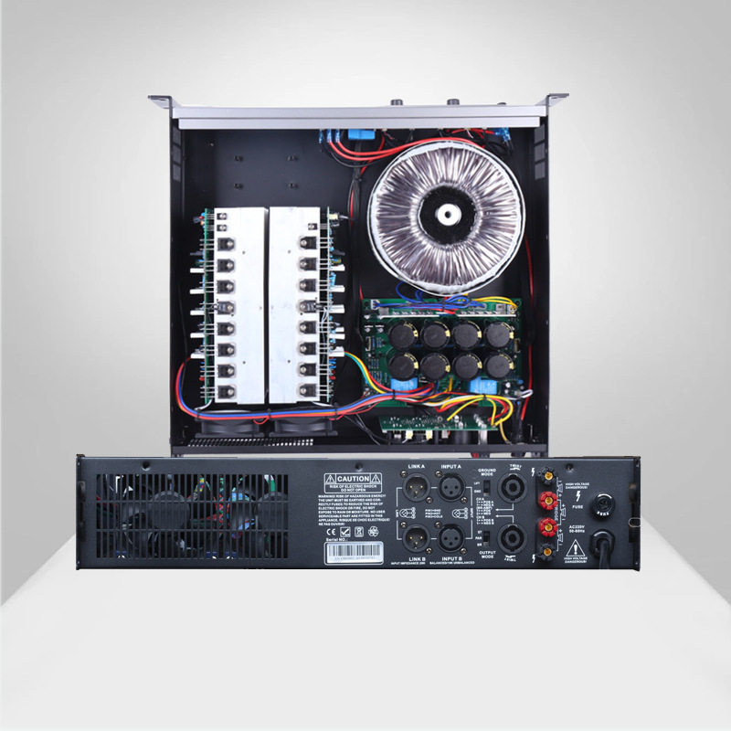 Pure Power Amplifier X8 Dual-Channel High-Power Post-Stage Amplifier for Stage, Ktv, Bar Entertainment, Professional Amplifier