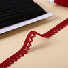 In stock 1.3cm nylon spandex crown tooth edge elastic band underwear underwear neckline jewelry clothing elastic lace