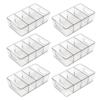 Kitchen Finishing Fruit and Vegetable Storage Plastic Fresh-keeping Box Refrigerator Storage Box Frozen Storage Divided Drawer-type Egg Box