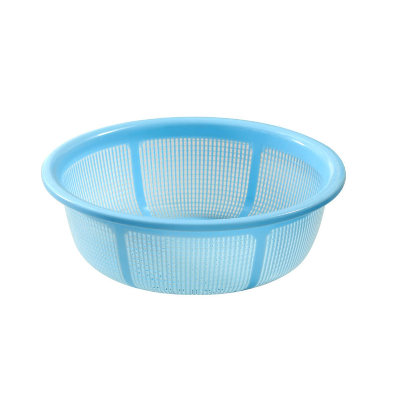 Drain Basket Plastic Fruit Washing Basin Sink Storage Basket Bowl and Chopsticks Basket Kitchen Rice Washing Basket Vegetable Washing Kitchen Dustproof Basket