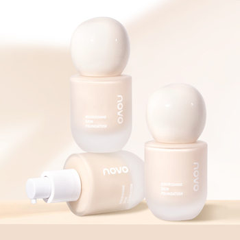 Novo Qinrun Nourishing Liquid Foundation Moisturizing, Lightweight, Clear, Natural and Even Skin Color Student Party Affordable Makeup