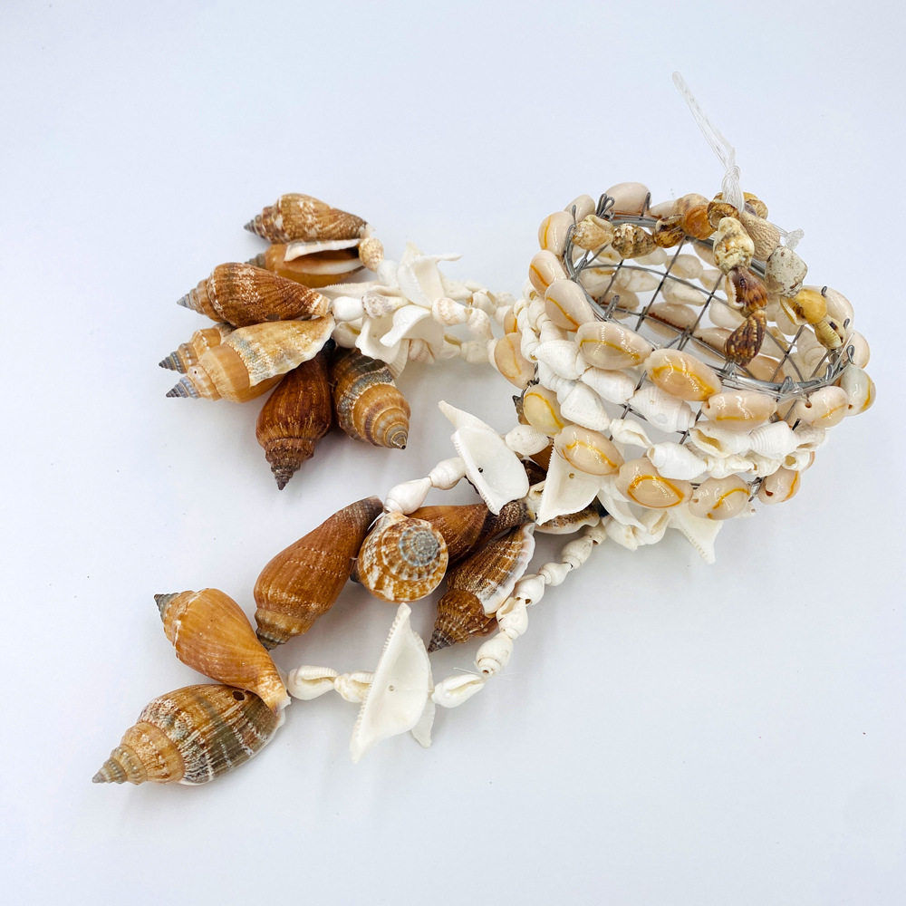 No. 16 Shell Wind Chime Natural Shell Conch Crafts Fashion Home Decoration Seaside Scenic Spot Travel Souvenir