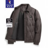 Woodpecker Middle-Aged Men's Same Style down Jacket Winter Lapel Jacket Jacket Top Casual Business Light Wear