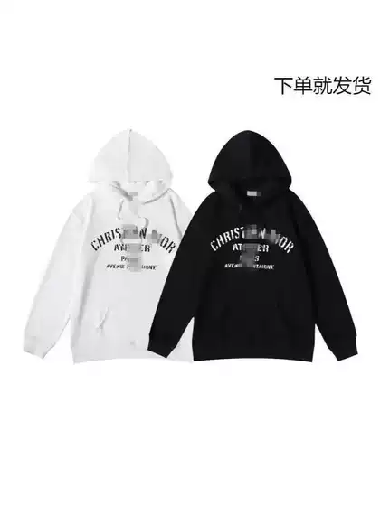 New DI DI All-over Printed OR Velcro Long-sleeved Sweatshirt Popular ins Loose Austrian Top Trendy Brand Jacket