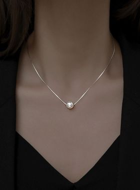 超人气项链女潮酷辣妹珍珠轻奢小众级女温柔仙气街光遇不掉色